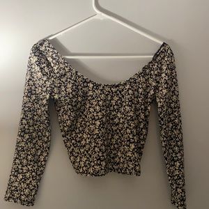 Long Sleeve Crop Top